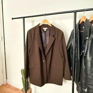 H&M Dark Olive Blazer